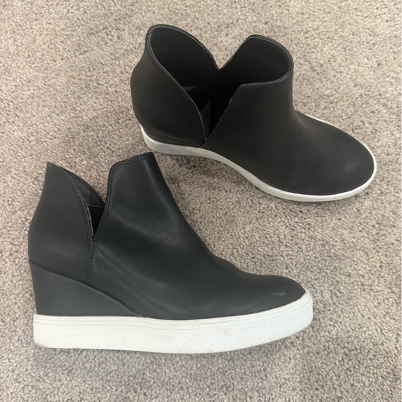 Black sneaker wedges - Picture 2 of 3